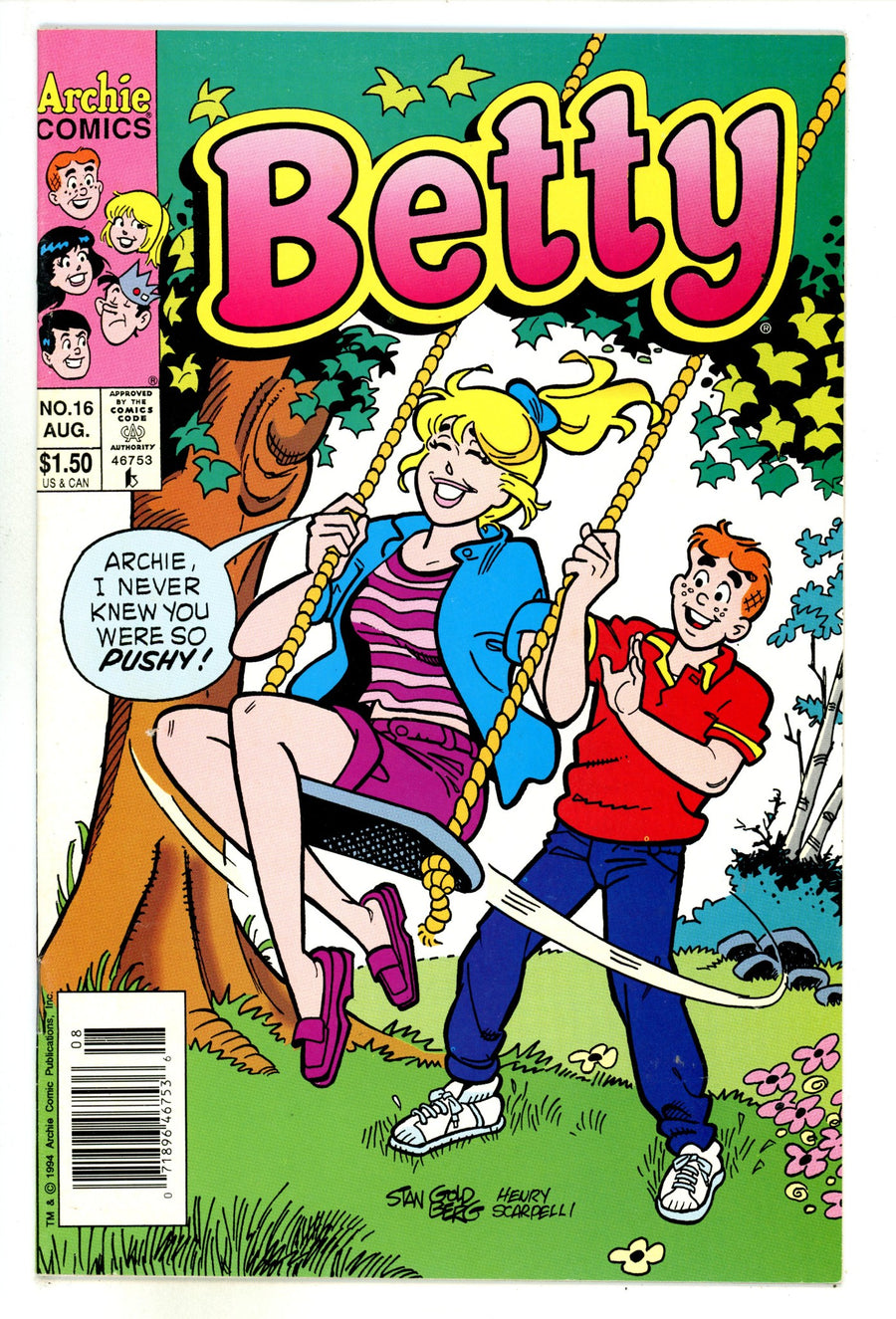 Betty 16 Low Grade (1994) Newsstand 