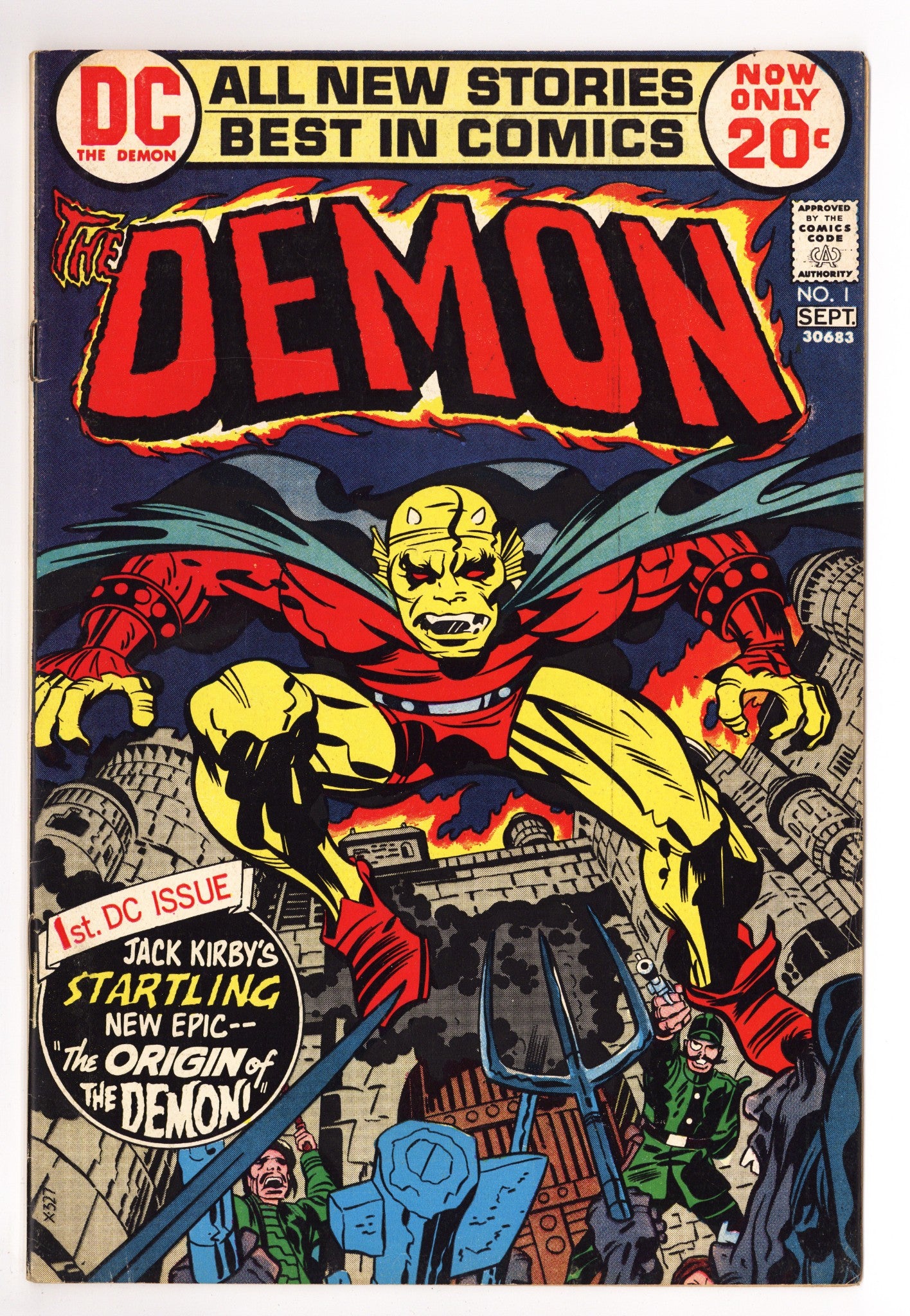 The Demon Vol 1 1 FN/VF (7.0) (1972) 