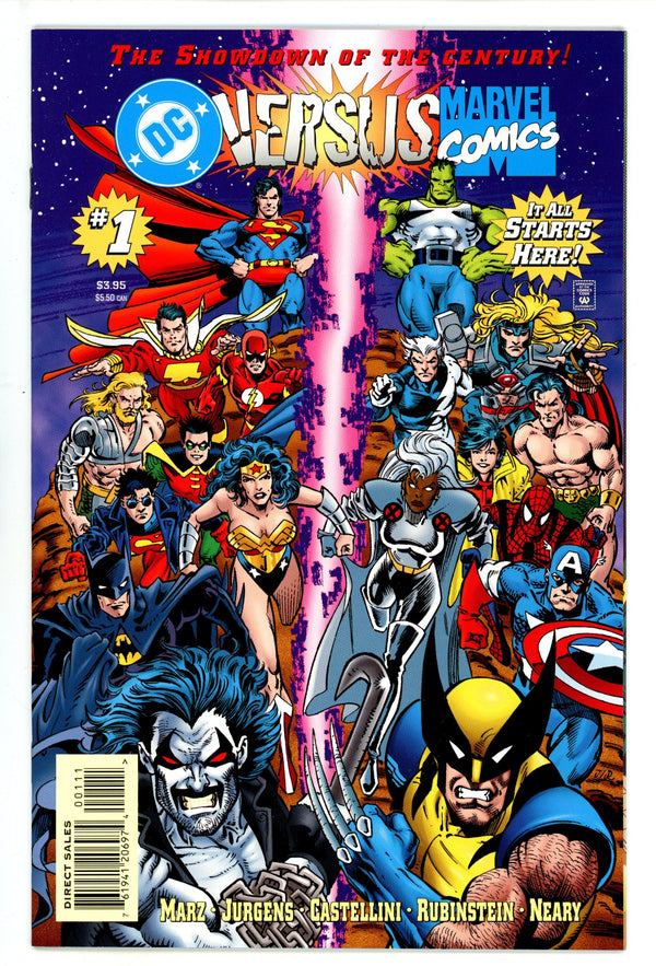 DC versus Marvel / Marvel versus DC 1 NM- (9.2) (1996)