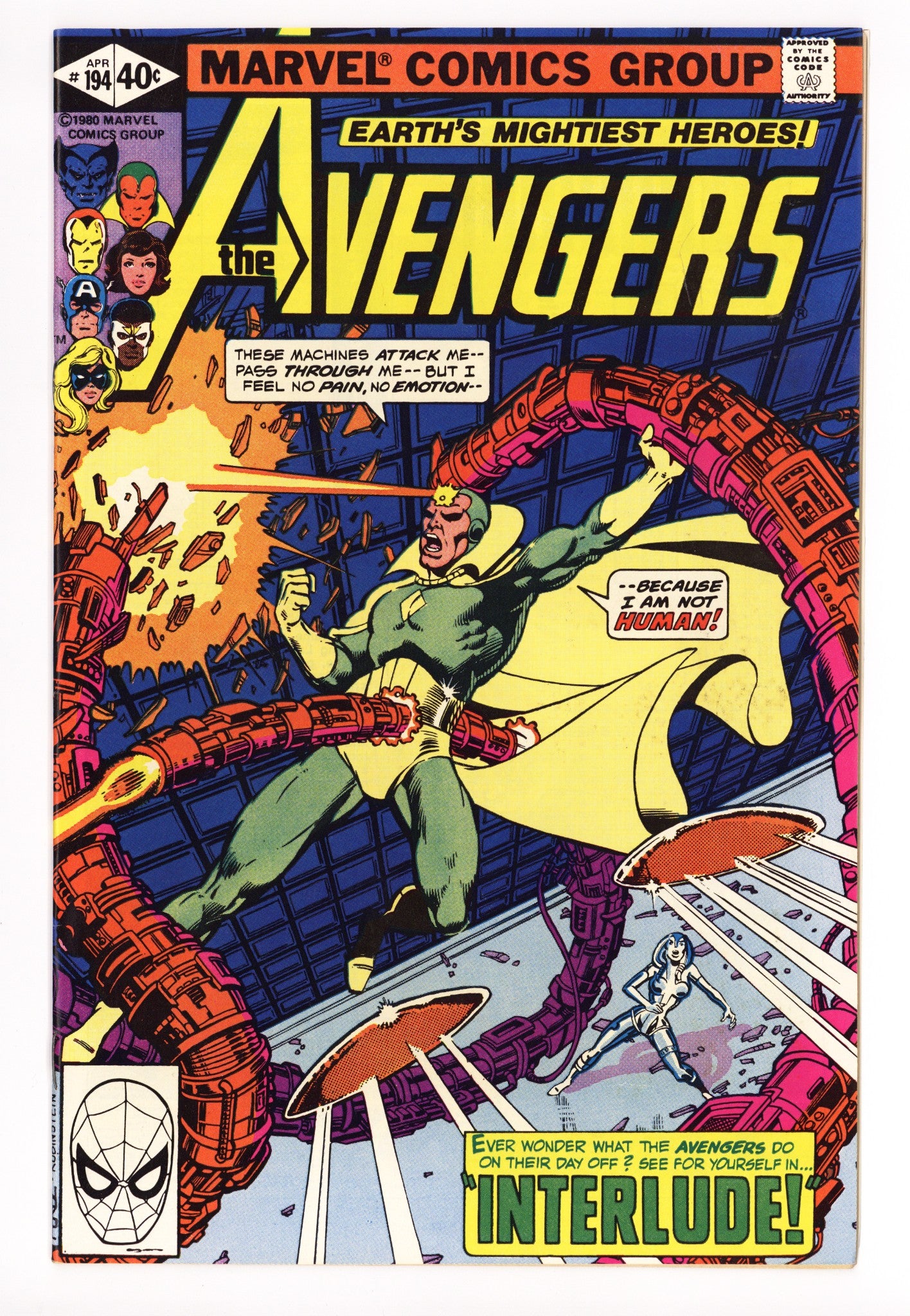 The Avengers Vol 1 194 Mid Grade (1980) 