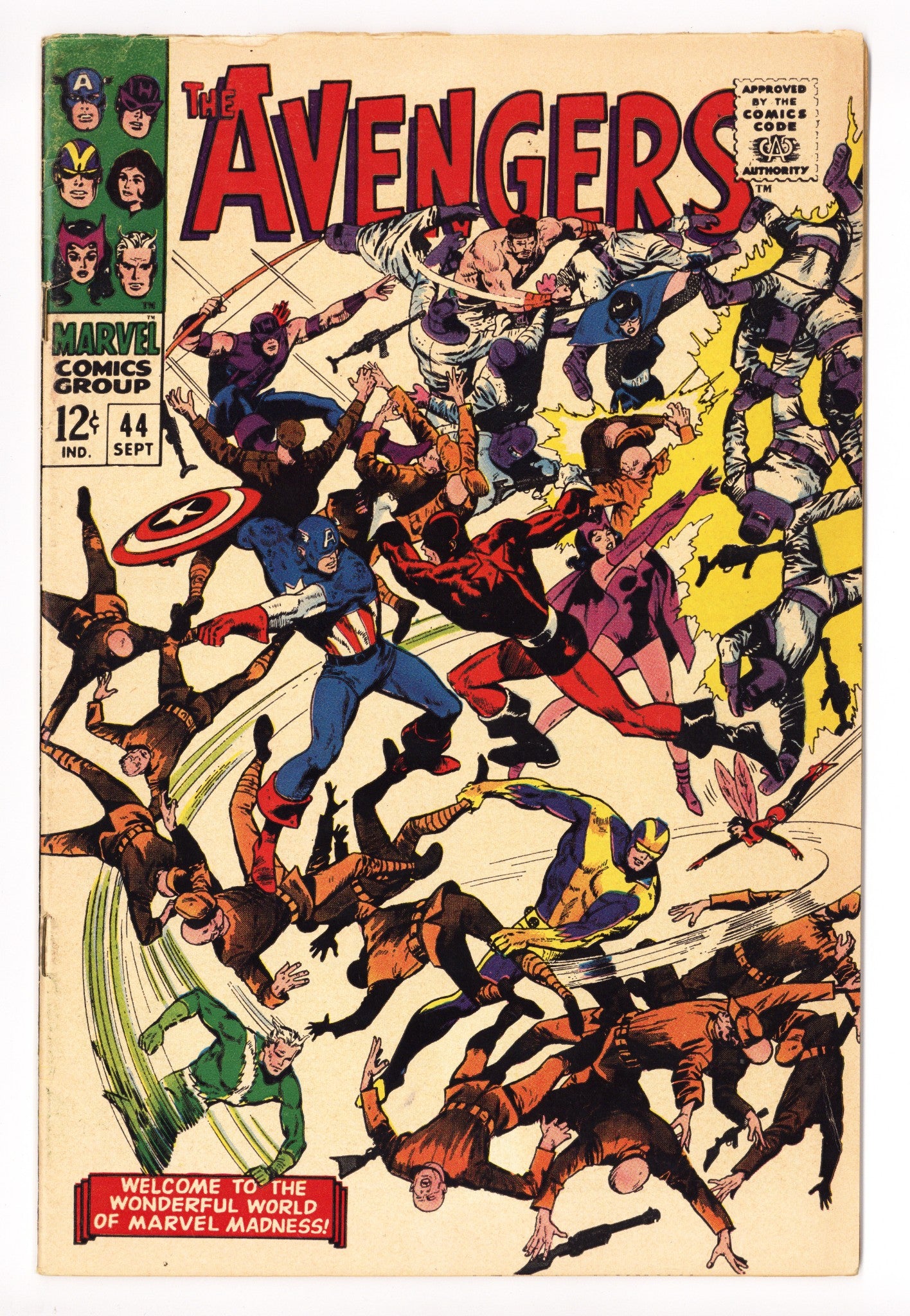 The Avengers Vol 1 44 VG- (3.5) (1967) 