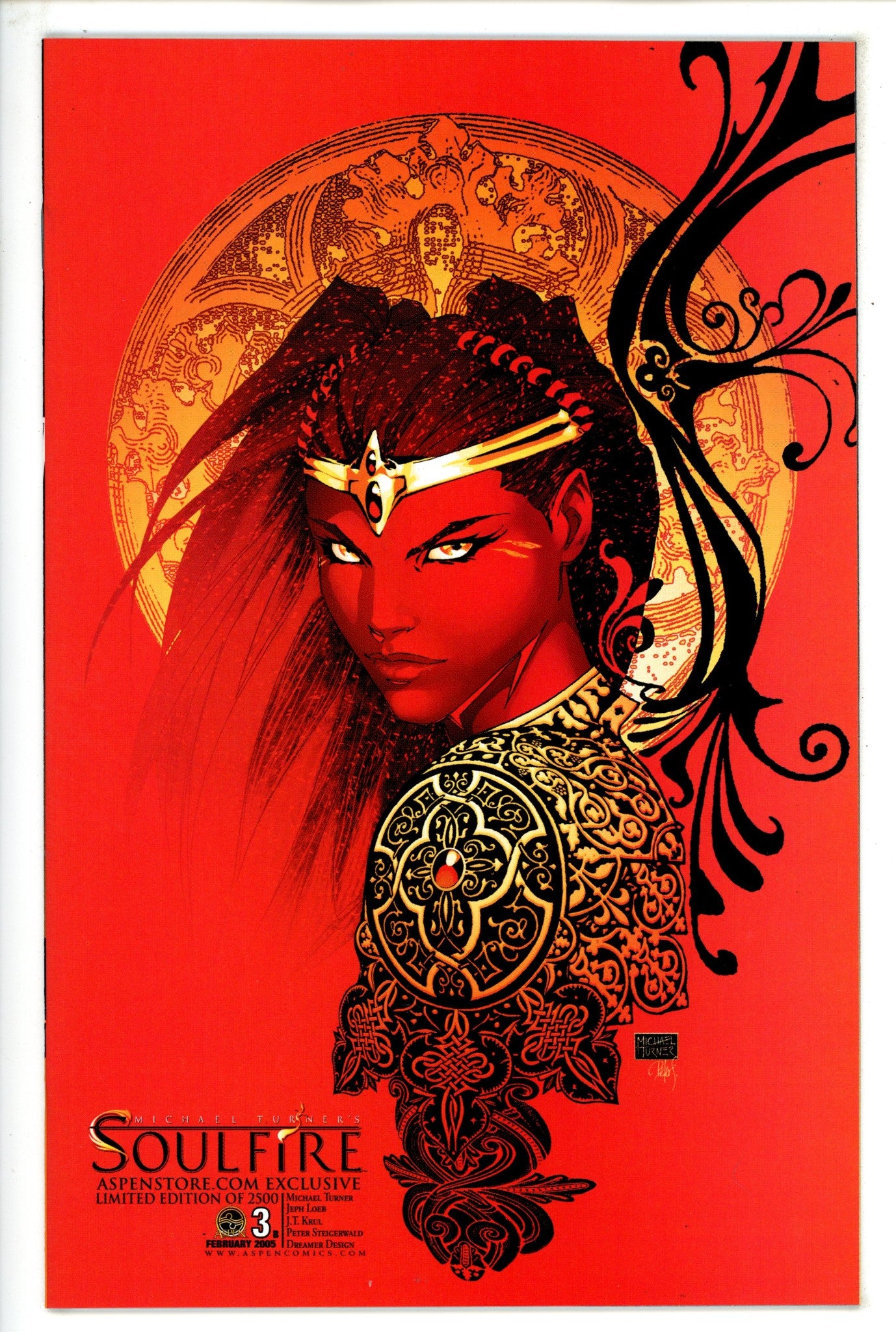 Soulfire Vol 1 3 Turner Aspenstore /2500 Exclusive Variant NM- (2005)