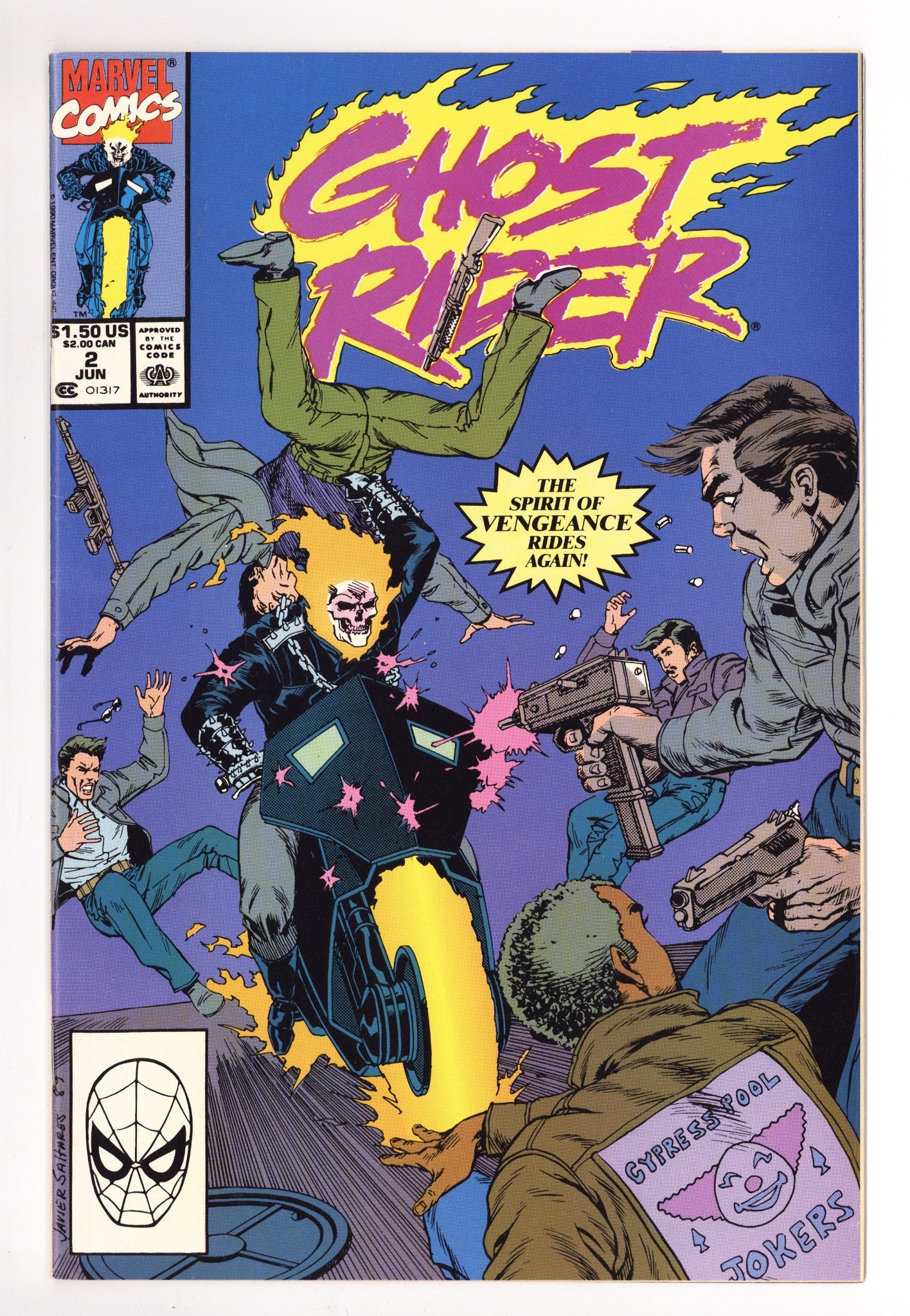 Ghost Rider Vol 2 2 High Grade (1990) 