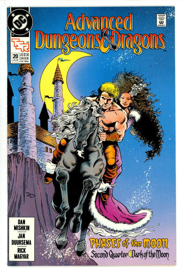 Advanced Dungeons & Dragons Comic Book 20 High Grade (1990)
