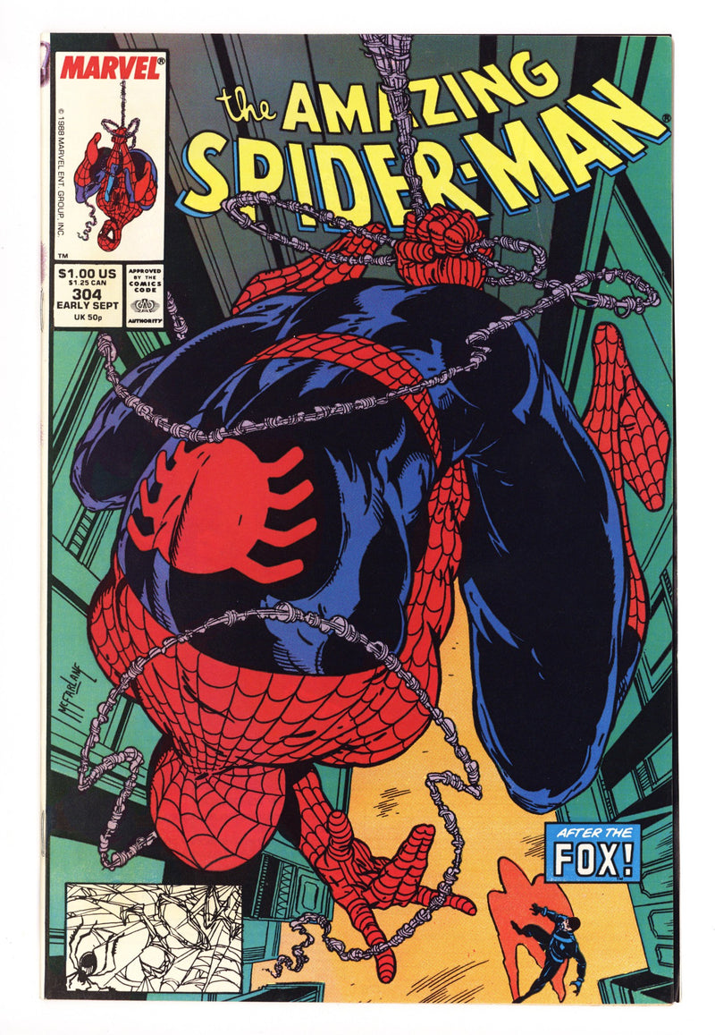 The Amazing Spider-Man Vol 1 304 VF (8.0) (1988) 