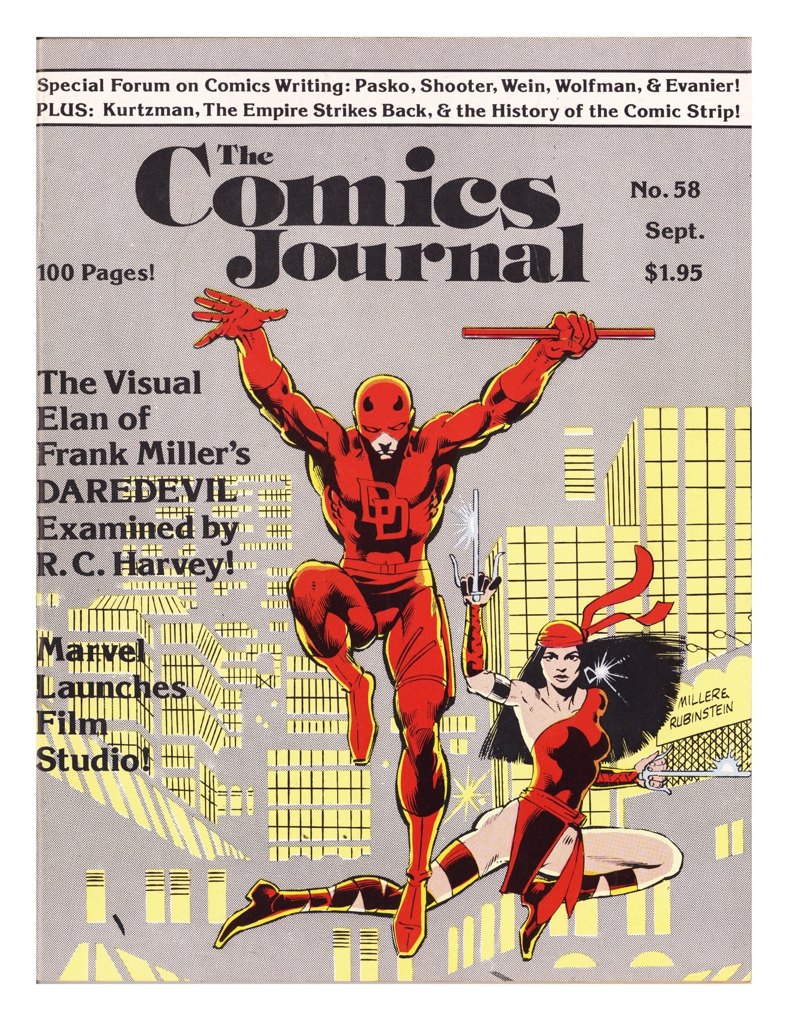 The Comics Journal 58 FN (6.0) (1980) 