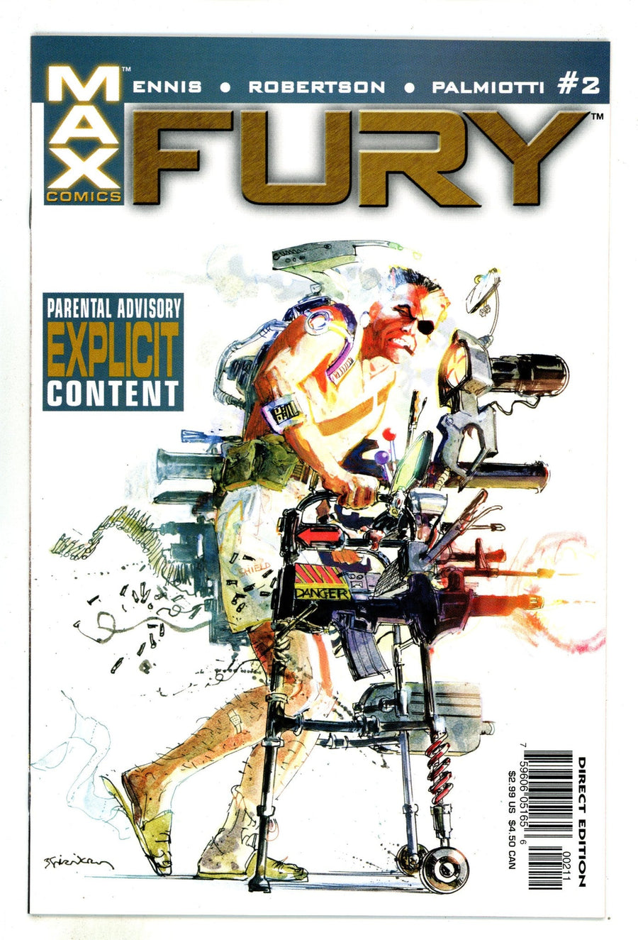 Fury Vol 2 2  High Grade   (2001)