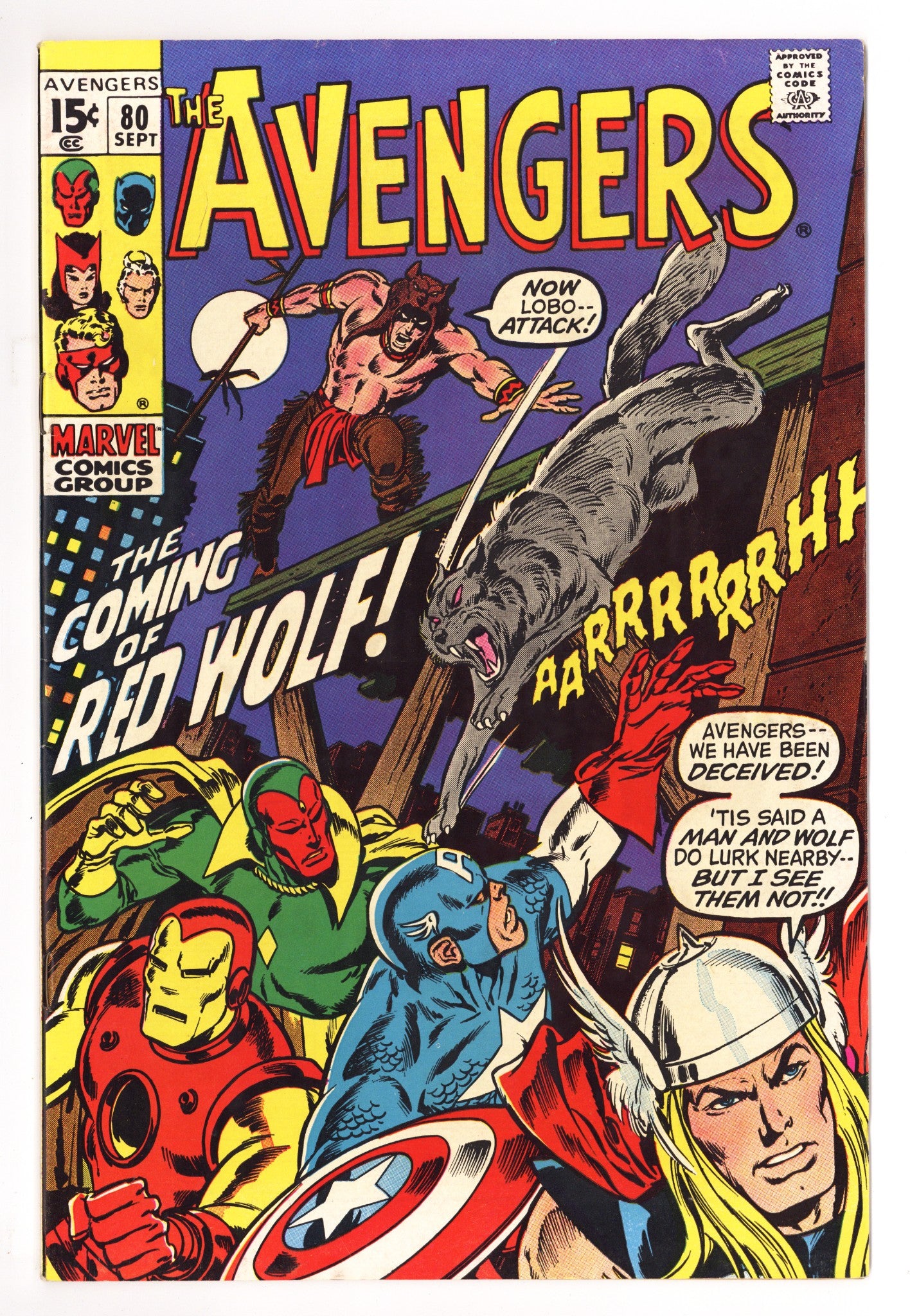 The Avengers Vol 1 80 FN (6.0) (1970) 