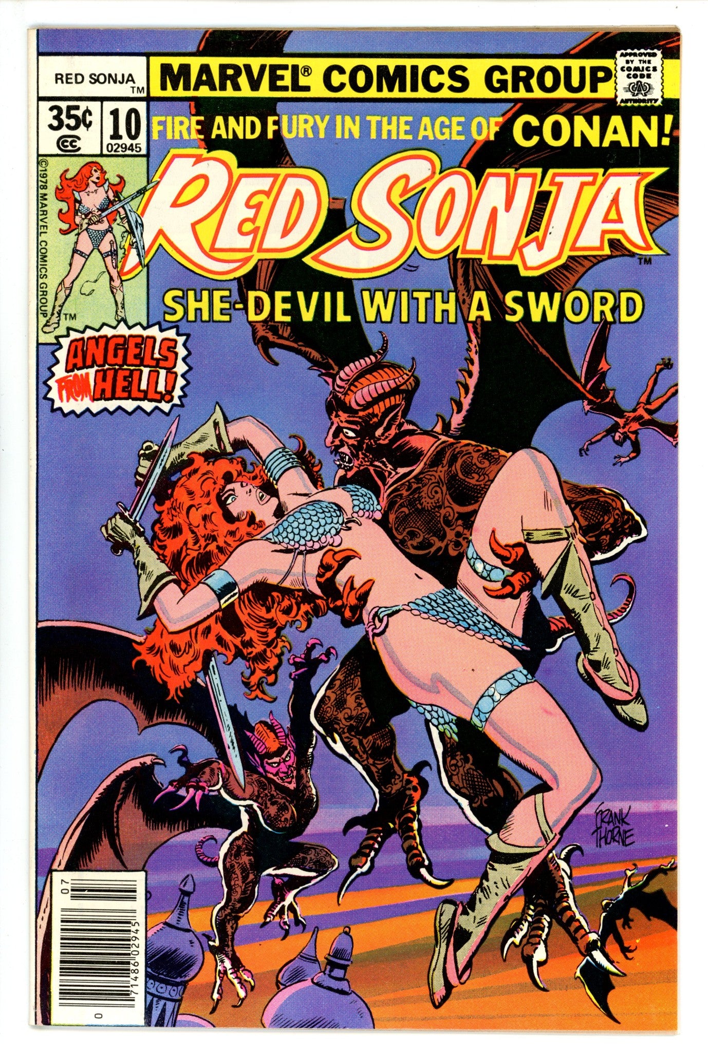 Red Sonja Vol 1 10 VF+ (1978)