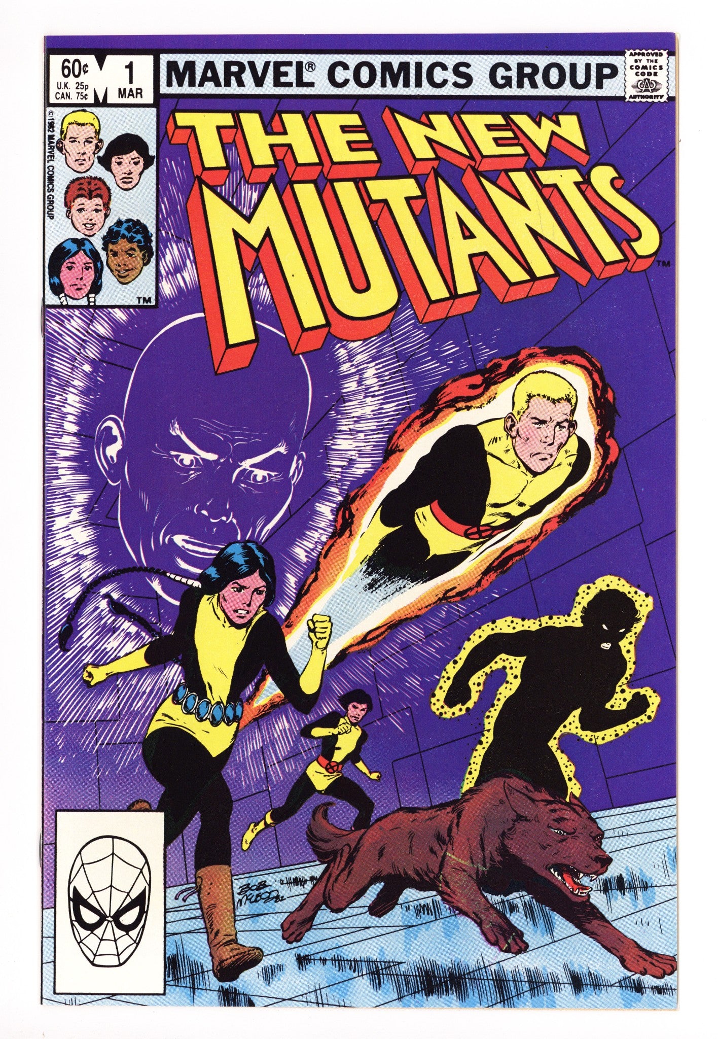 The New Mutants Vol 1 1  NM- (9.2)   (1983)        