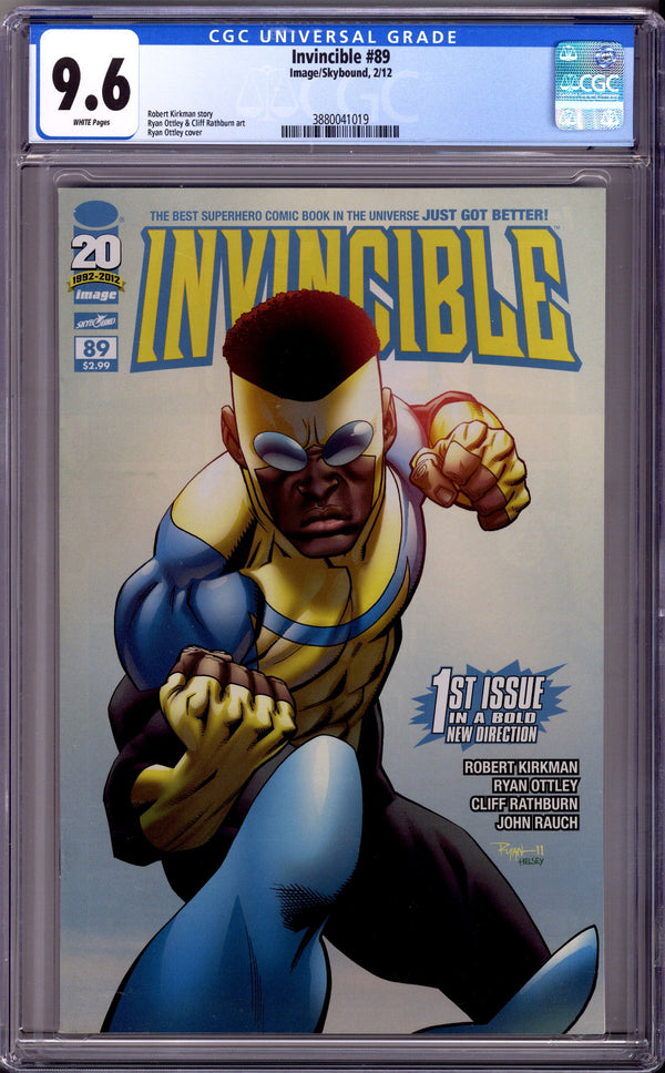 Invincible 89 CGC 9.6 (NM+) (2012)