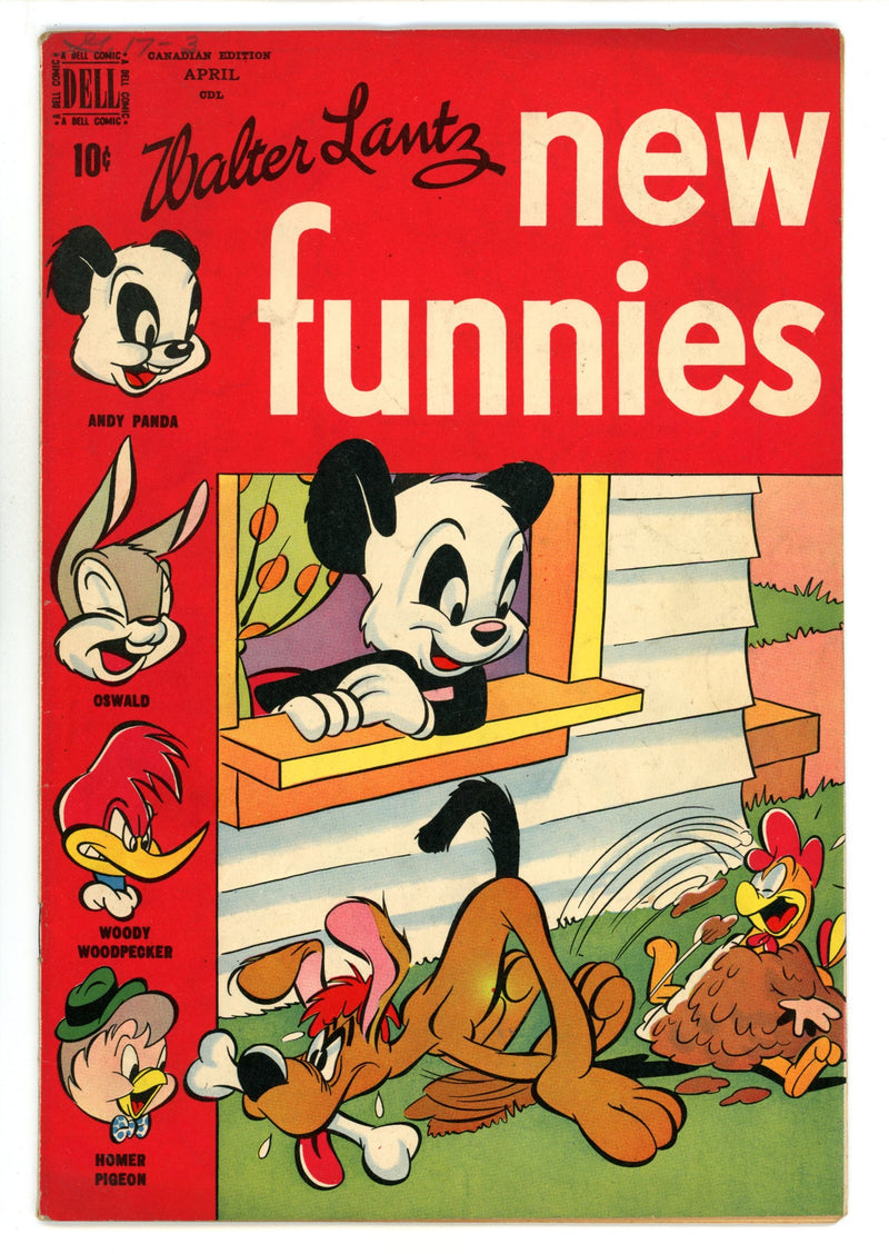 Walter Lantz New Funnies 134 FN- (5.5) (1948) Canadian Edition 