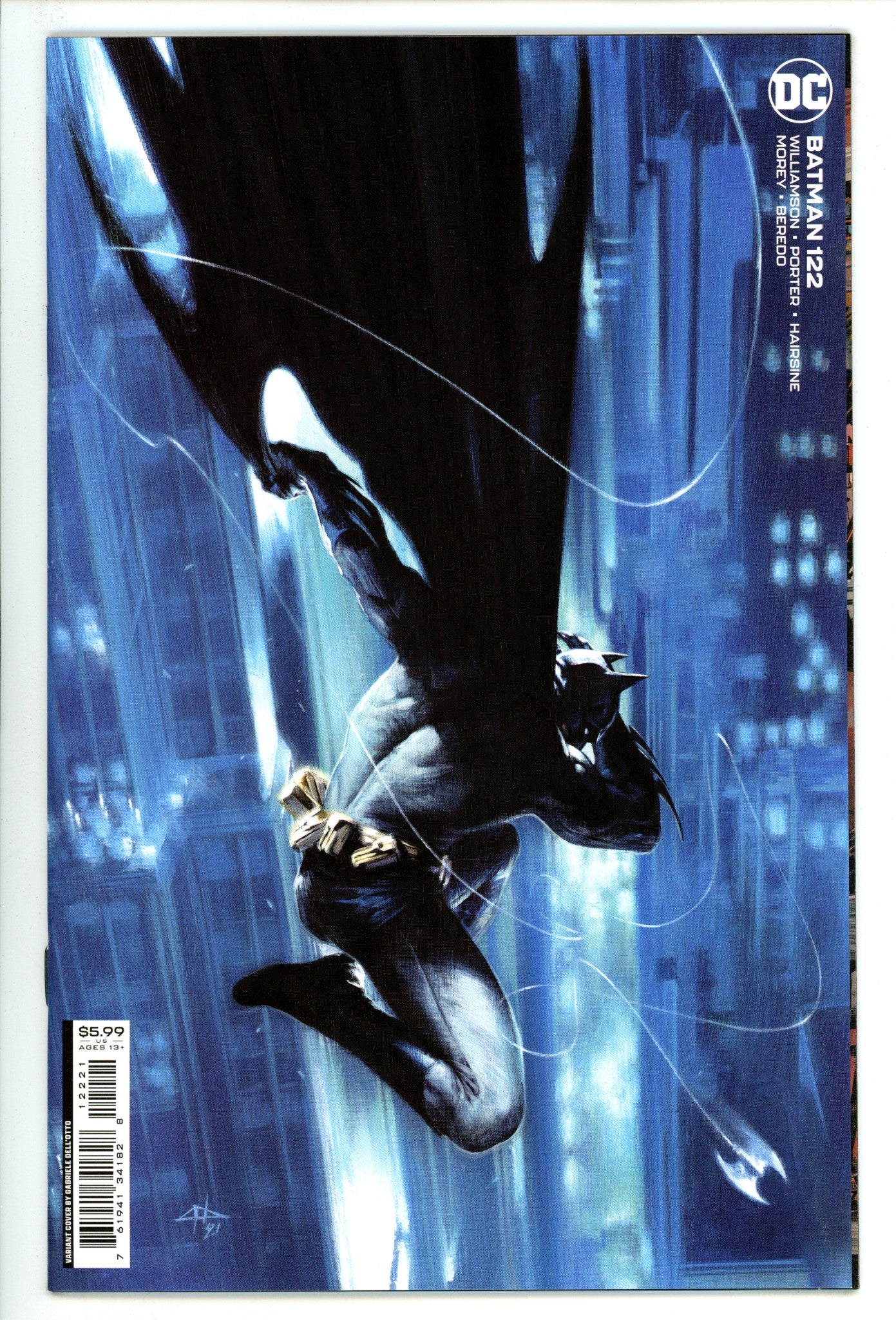 Batman Vol 3 122 High Grade (2022) Dell'Otto Variant 