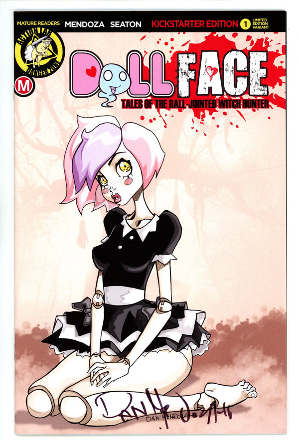 Dollface 1 NM- (9.2) (2017) Mendoza Exclusive Variant Signed x1 Cover Dan Mendoza
