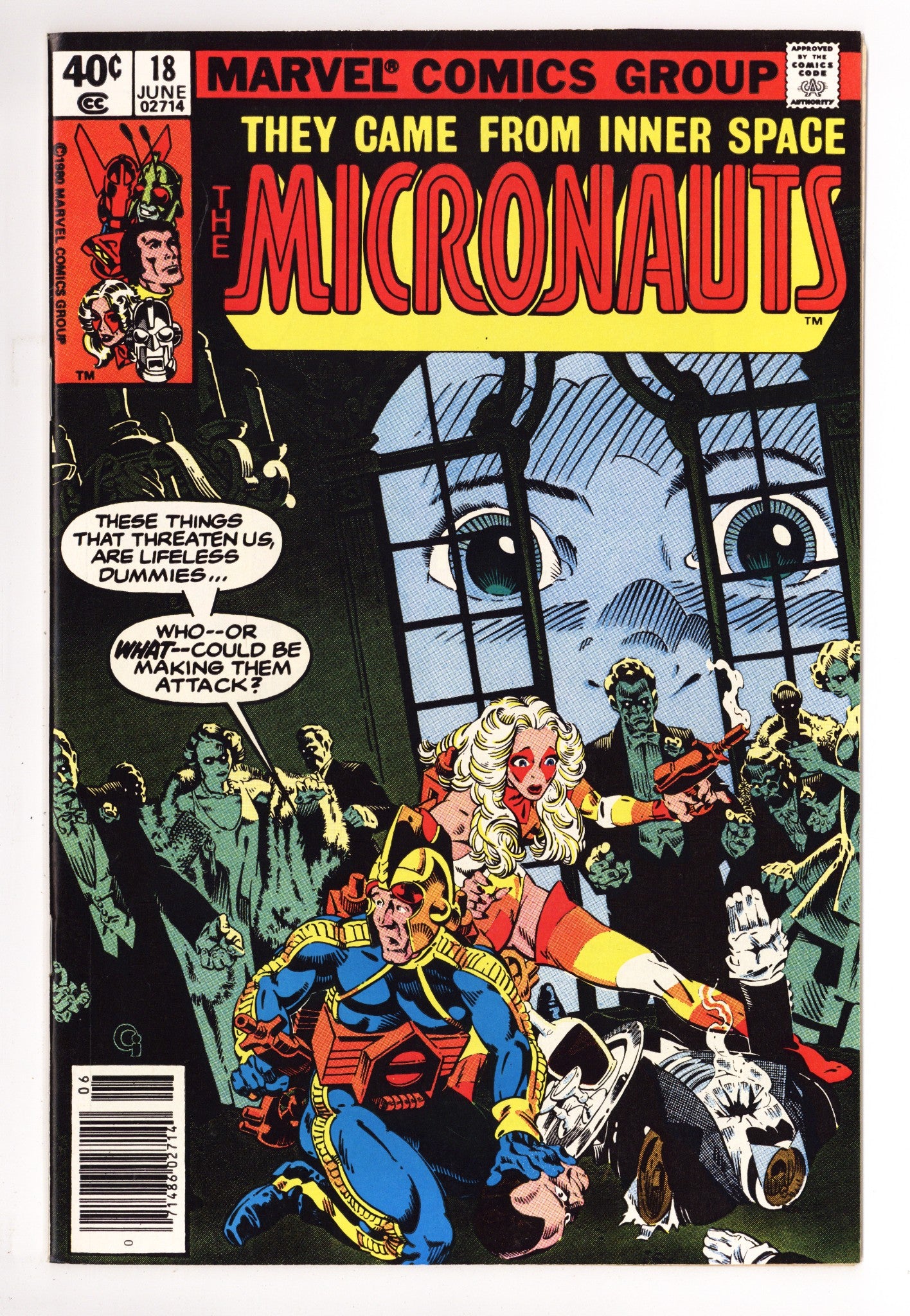 Micronauts Vol 1 18 High Grade (1980) Newsstand 