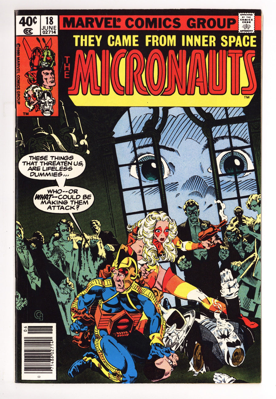 Micronauts Vol 1 18 High Grade (1980) Newsstand 