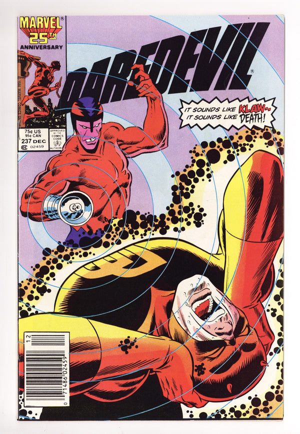 Daredevil Vol 1 237 Mid Grade (1986) Newsstand