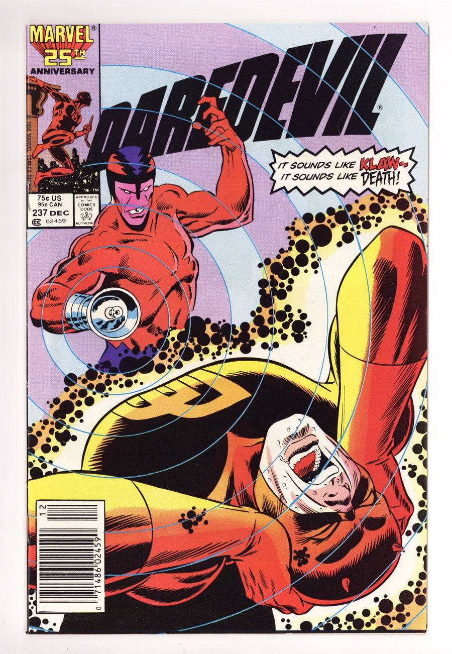 Daredevil Vol 1 237 Mid Grade (1986) Newsstand 
