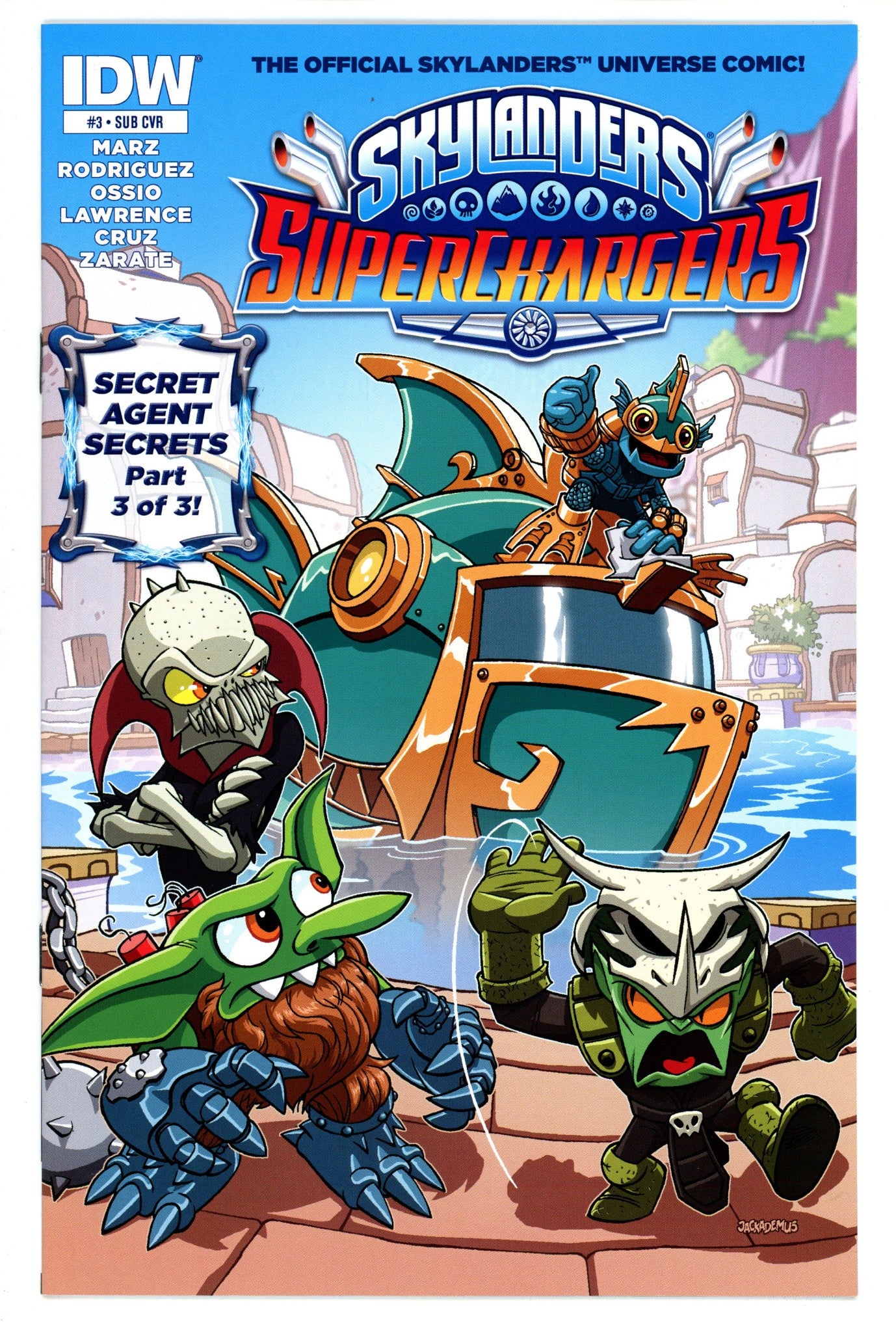 Skylanders: Superchargers 3 High Grade (2015) Lawrence Variant 