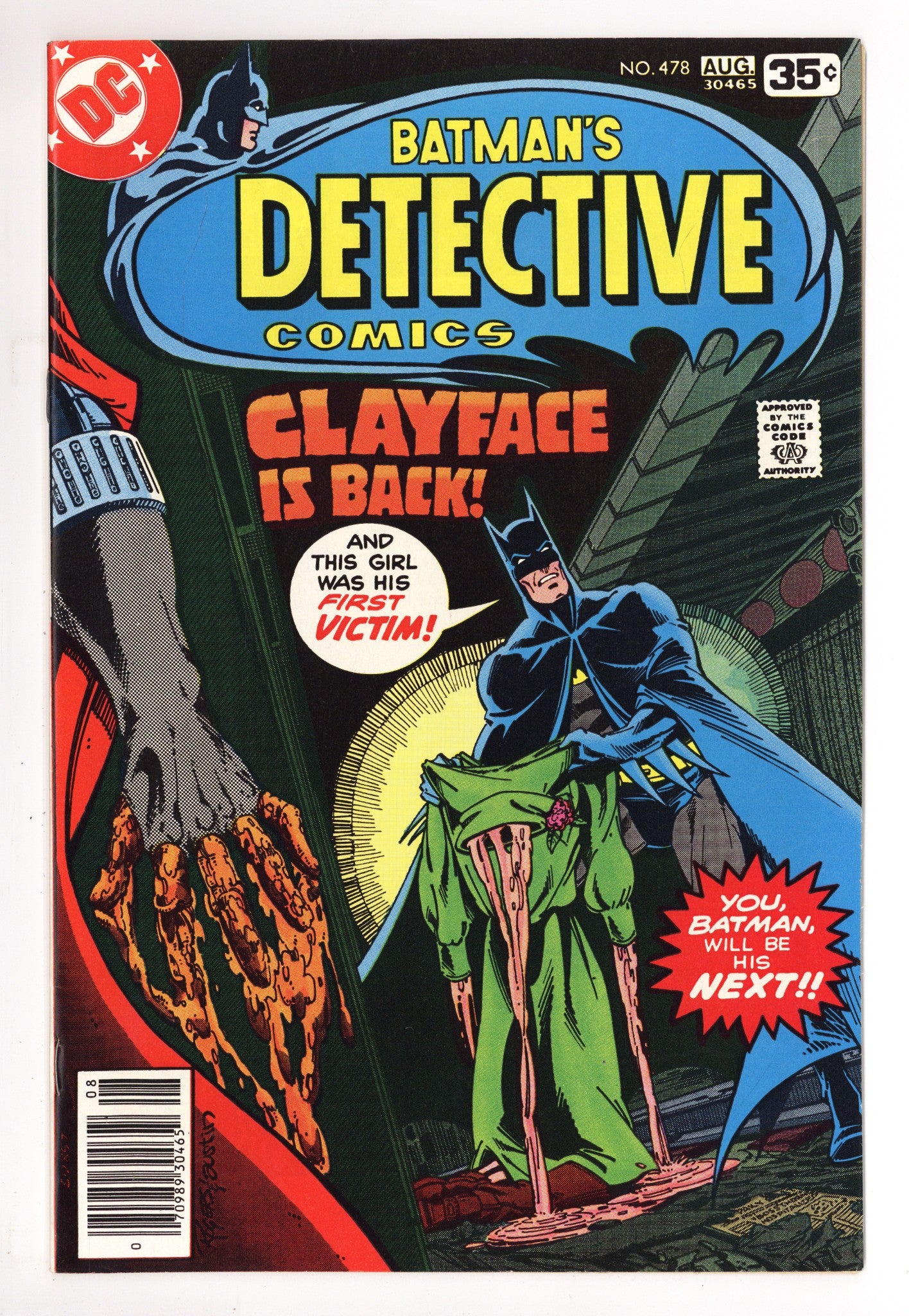 Detective Comics Vol 1 478 VF (8.0) (1978) 