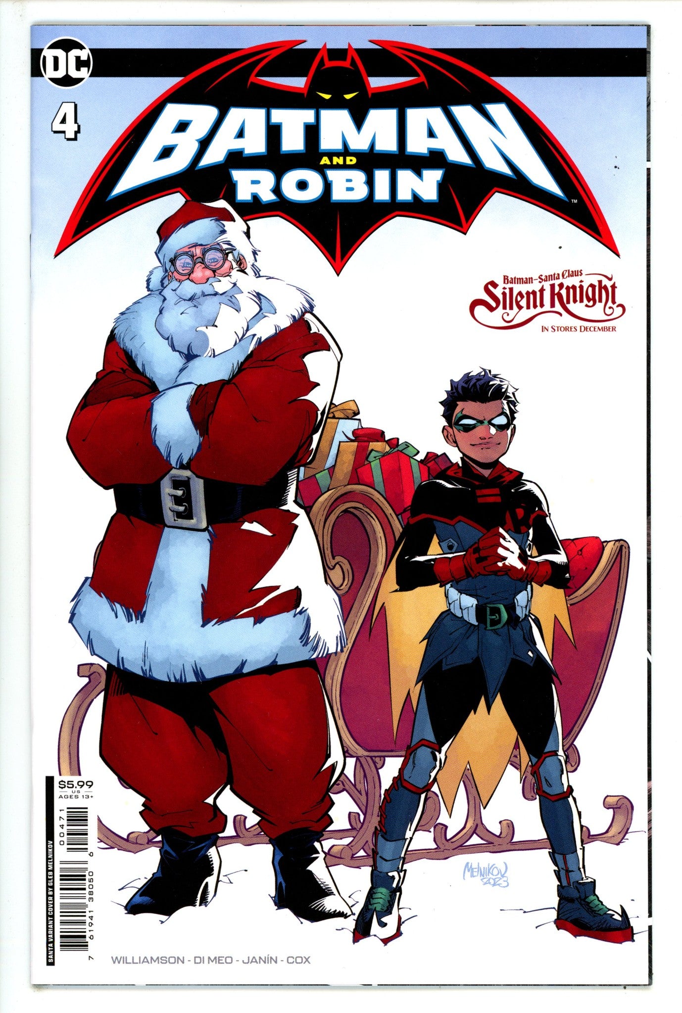 Batman And Robin Vol 3 4 Melnikov Santa Variant (2023)