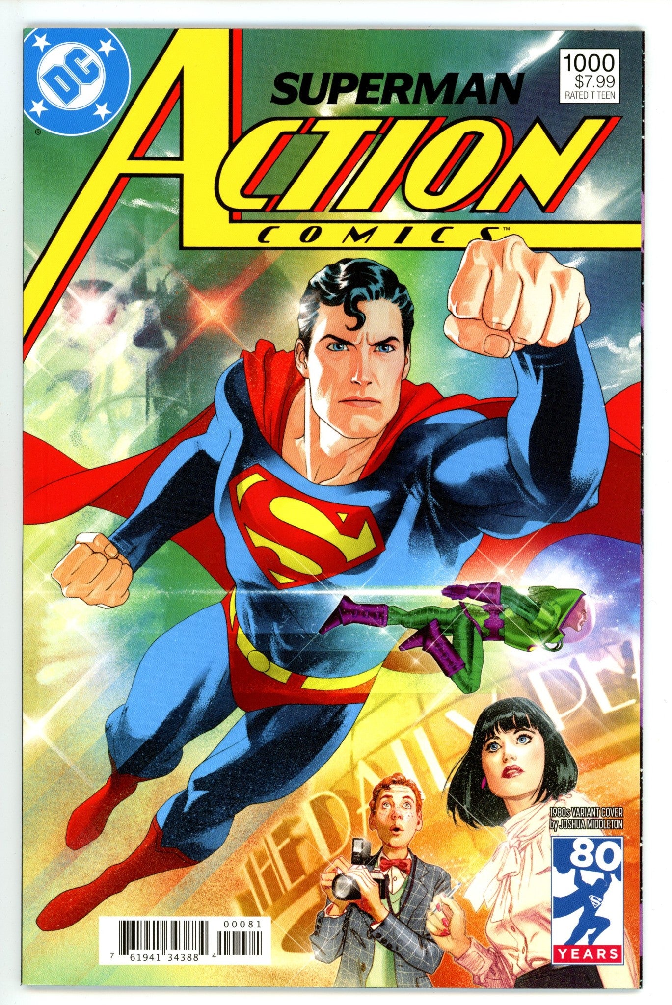 Action Comics Vol 3 1000 High Grade (2018) Middleton Variant 