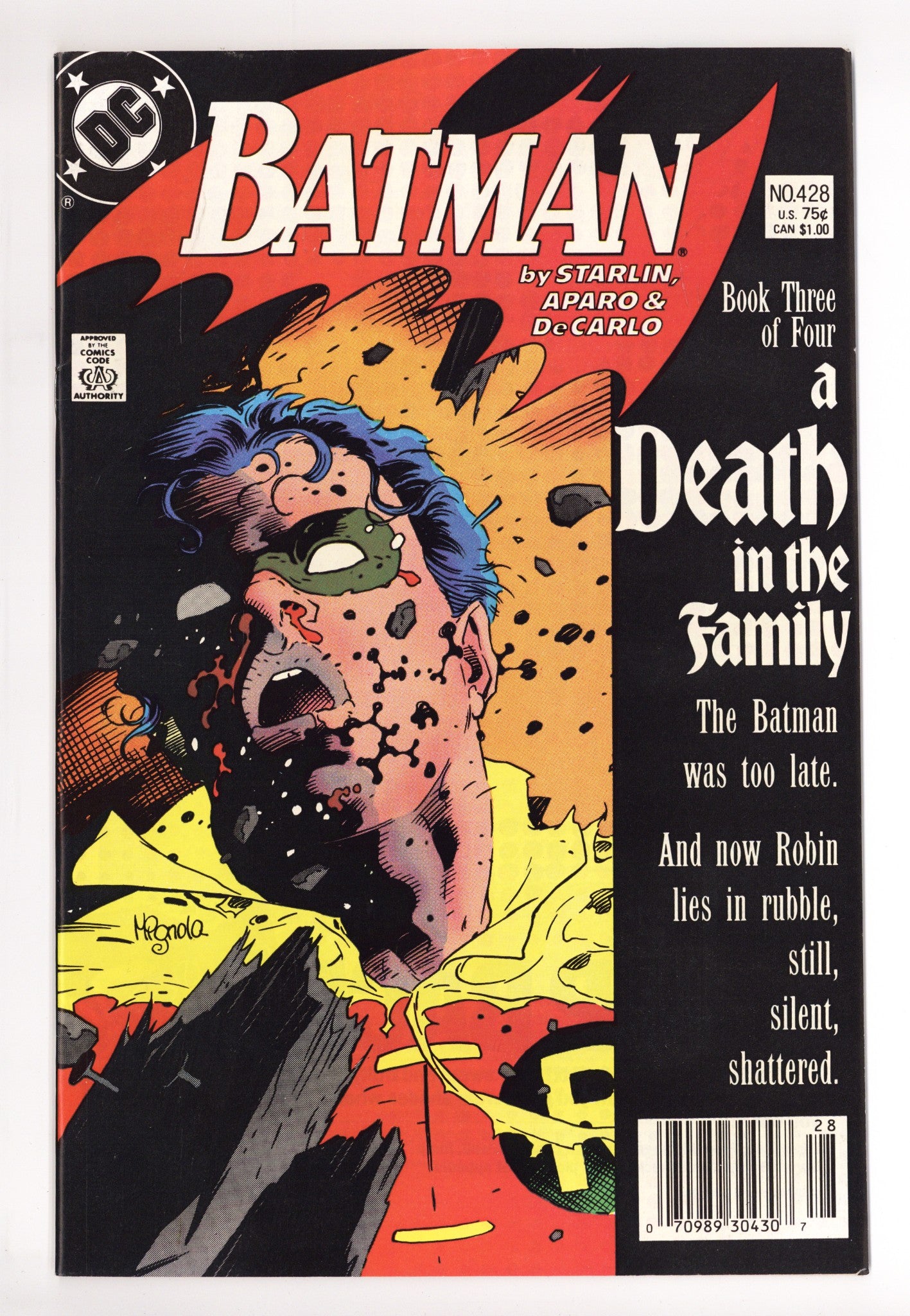 Batman Vol 1 428 FN/VF (7.0) (1988) Newsstand 