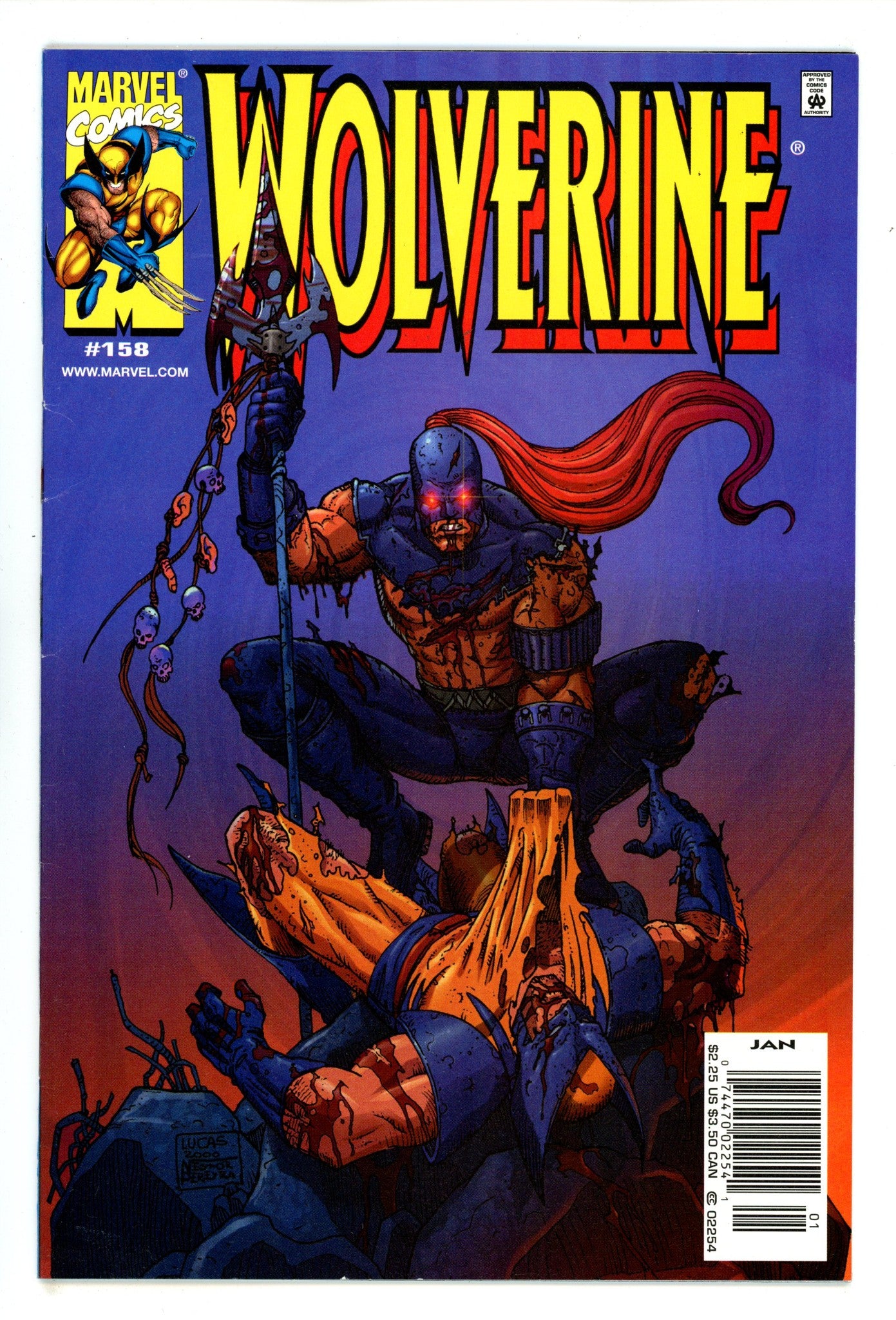 Wolverine Vol 2 158 Mid Grade (2001) Newsstand 