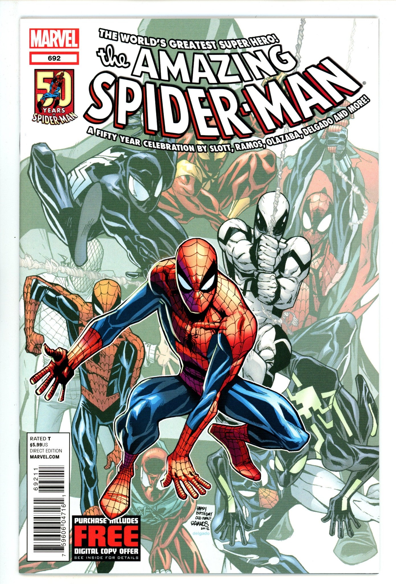 The Amazing Spider-Man Vol 2 692 High Grade (2012) 