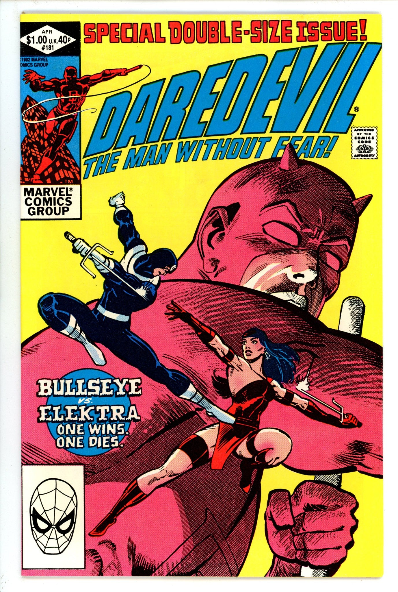 Daredevil Vol 1 181 VF+ (8.5) (1982) 