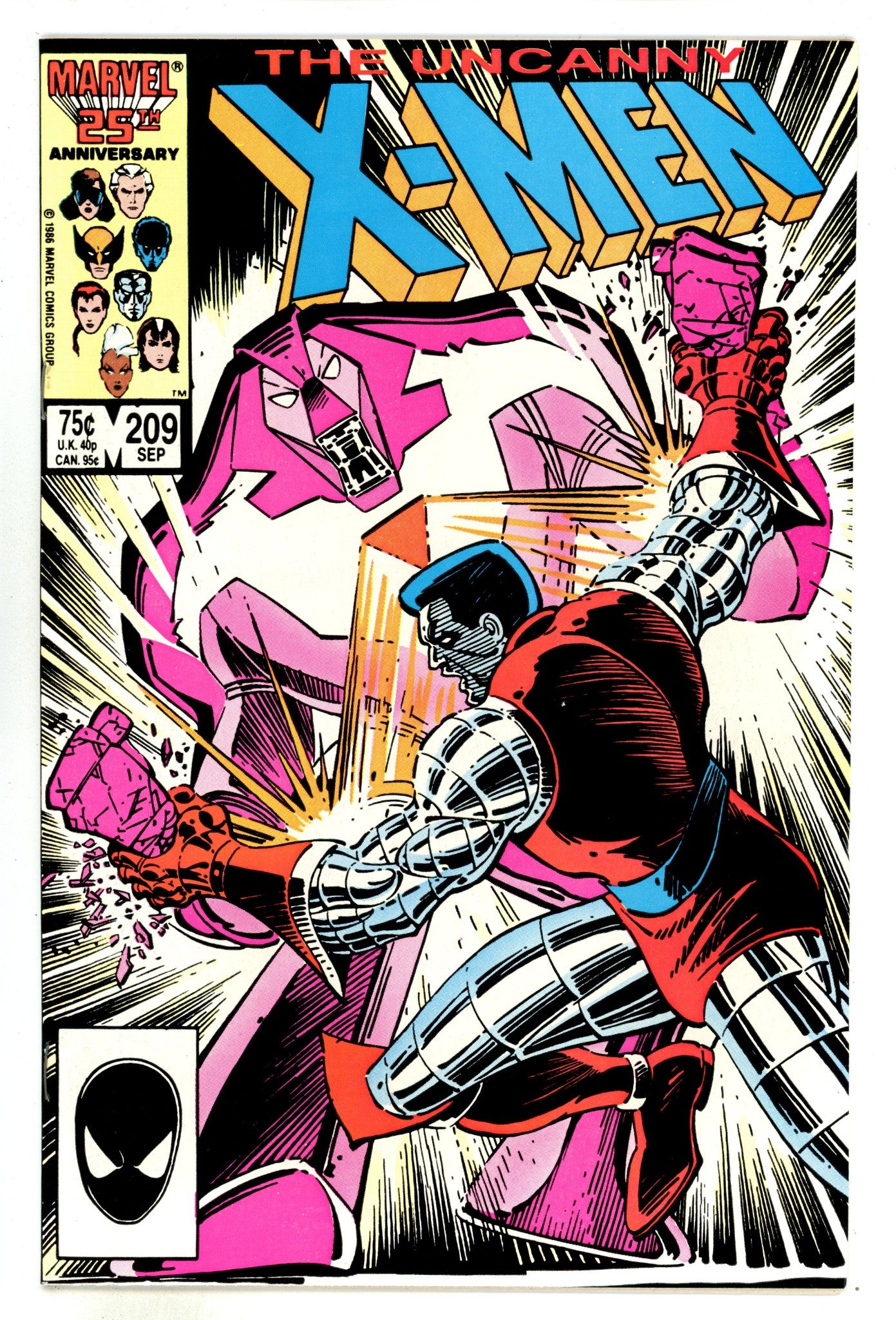 The Uncanny X-Men Vol 1 209 High Grade (1986) 