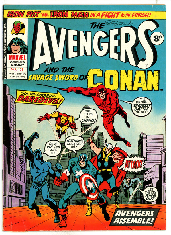 The Avengers 128 FN (6.0) (1976)