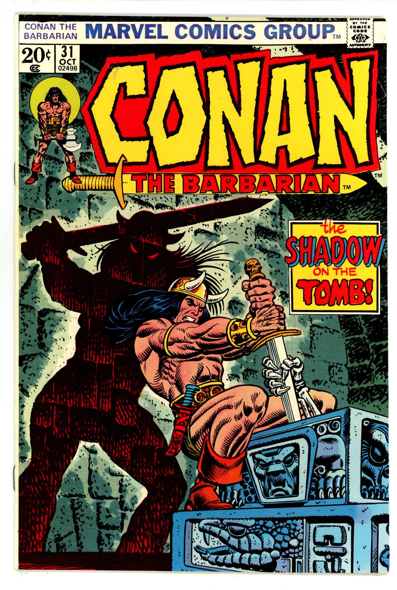 Conan the Barbarian Vol 1 31 VG+ (4.5) (1973) 