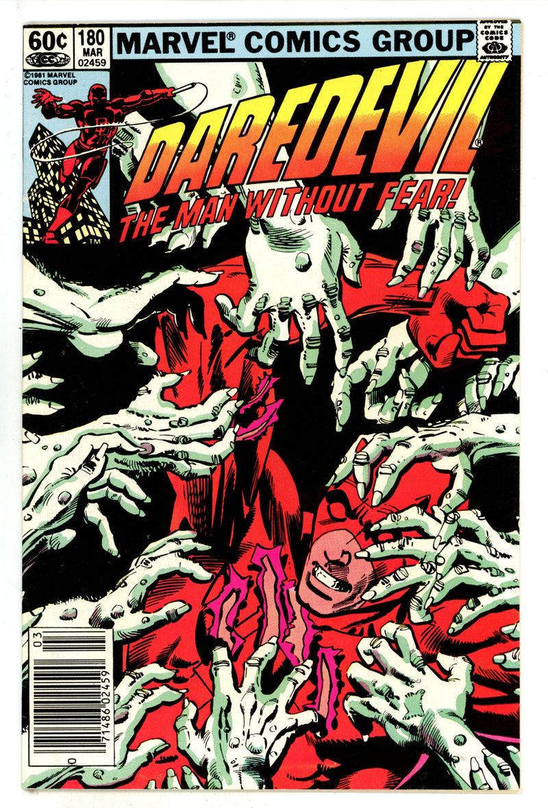 Daredevil Vol 1 180 VF- (7.5) (1982) Newsstand 