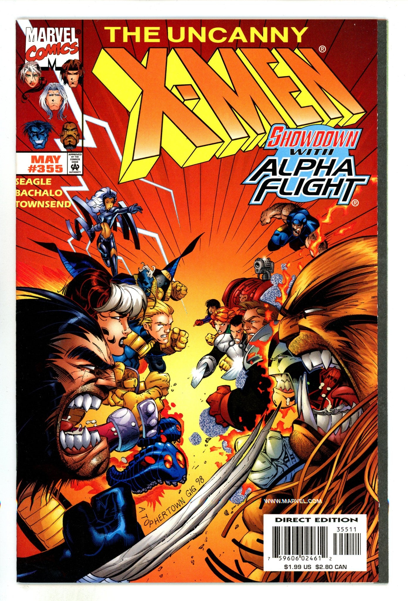 The Uncanny X-Men Vol 1 355 High Grade (1998) 