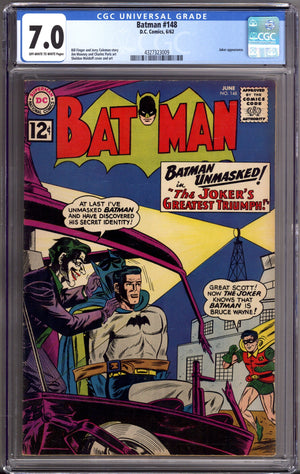 Batman Vol 1 148 CGC 7.0 (FN/VF) (1962)