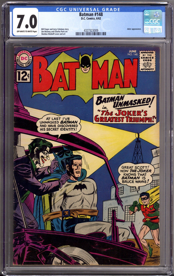 Batman Vol 1 148 CGC 7.0 (FN/VF) (1962)