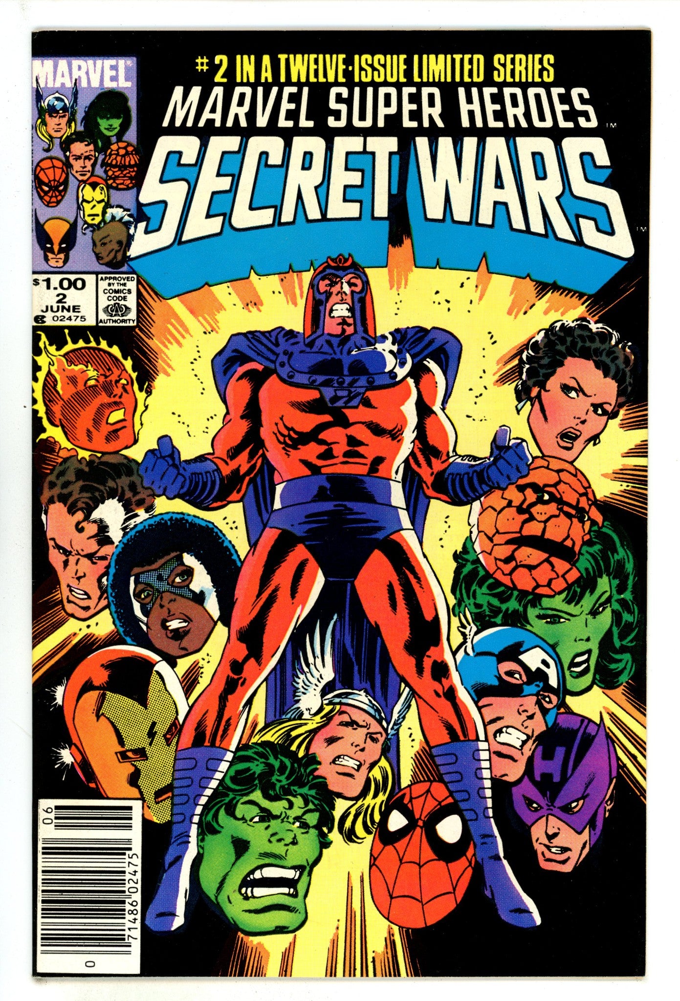 Marvel Super-Heroes Secret Wars 2 VF/NM (9.0) (1984) Canadian Price Variant 