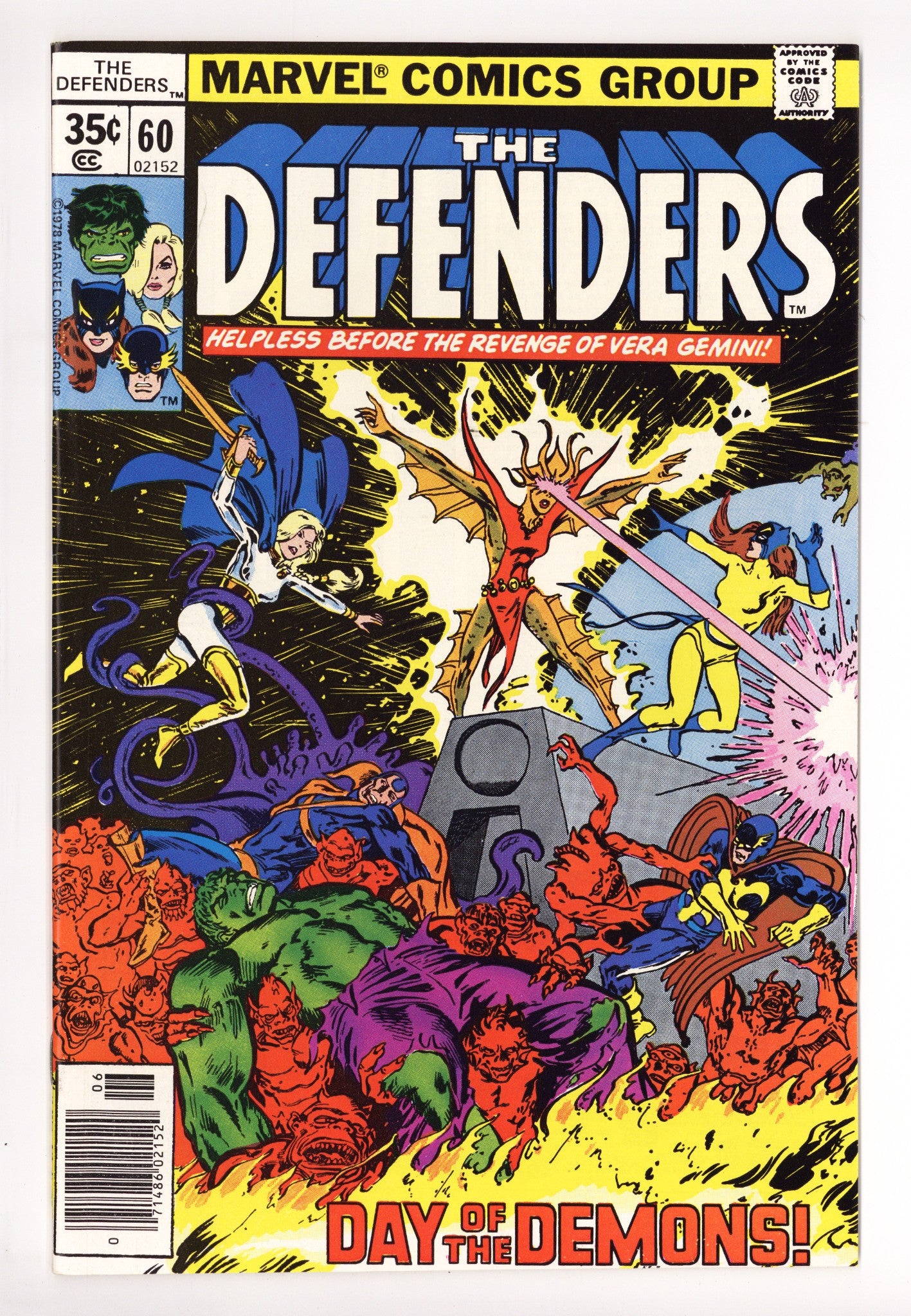 The Defenders Vol 1 60 High Grade (1978) 