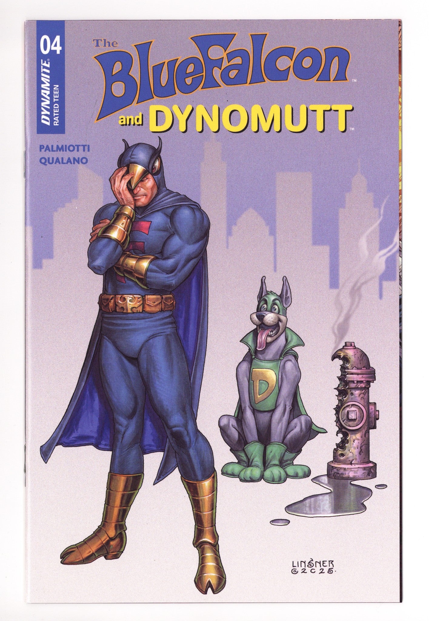 Blue Falcon & Dynomutt 4 Linsner Variant (2025)
