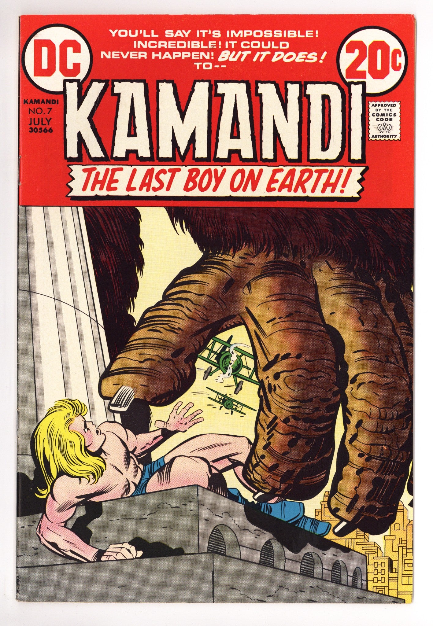 Kamandi, the Last Boy on Earth 7 Mid Grade (1973) 