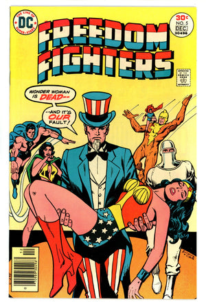 Freedom Fighters Vol 1 5  NM- (9.2)  (1976)   