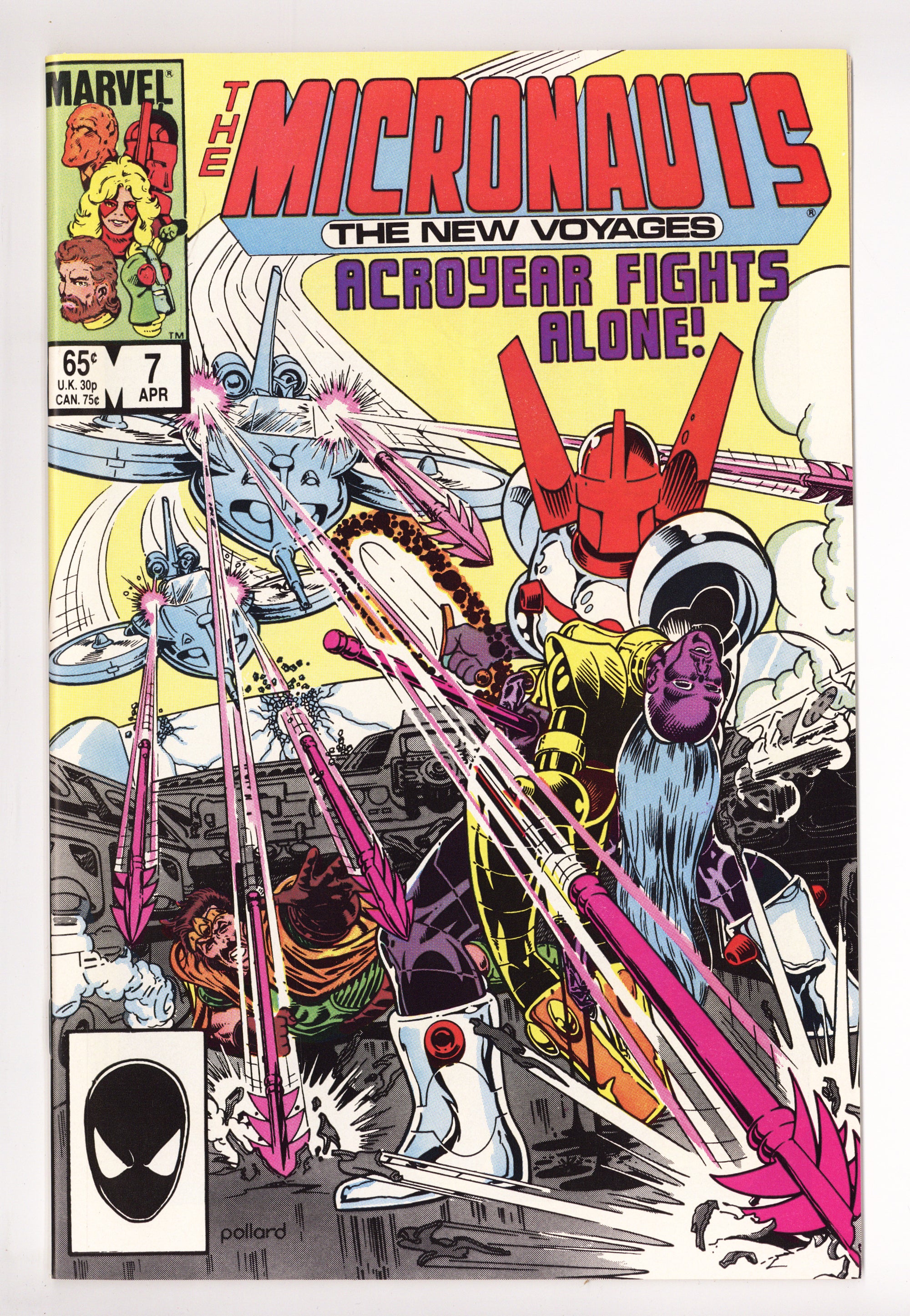 Micronauts Vol 2 7 High Grade (1985) 