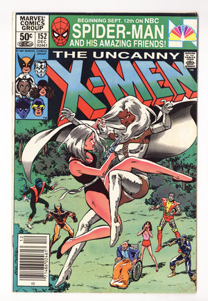 The Uncanny X-Men Vol 1 152  FN (6.0)   (1981)     Newsstand