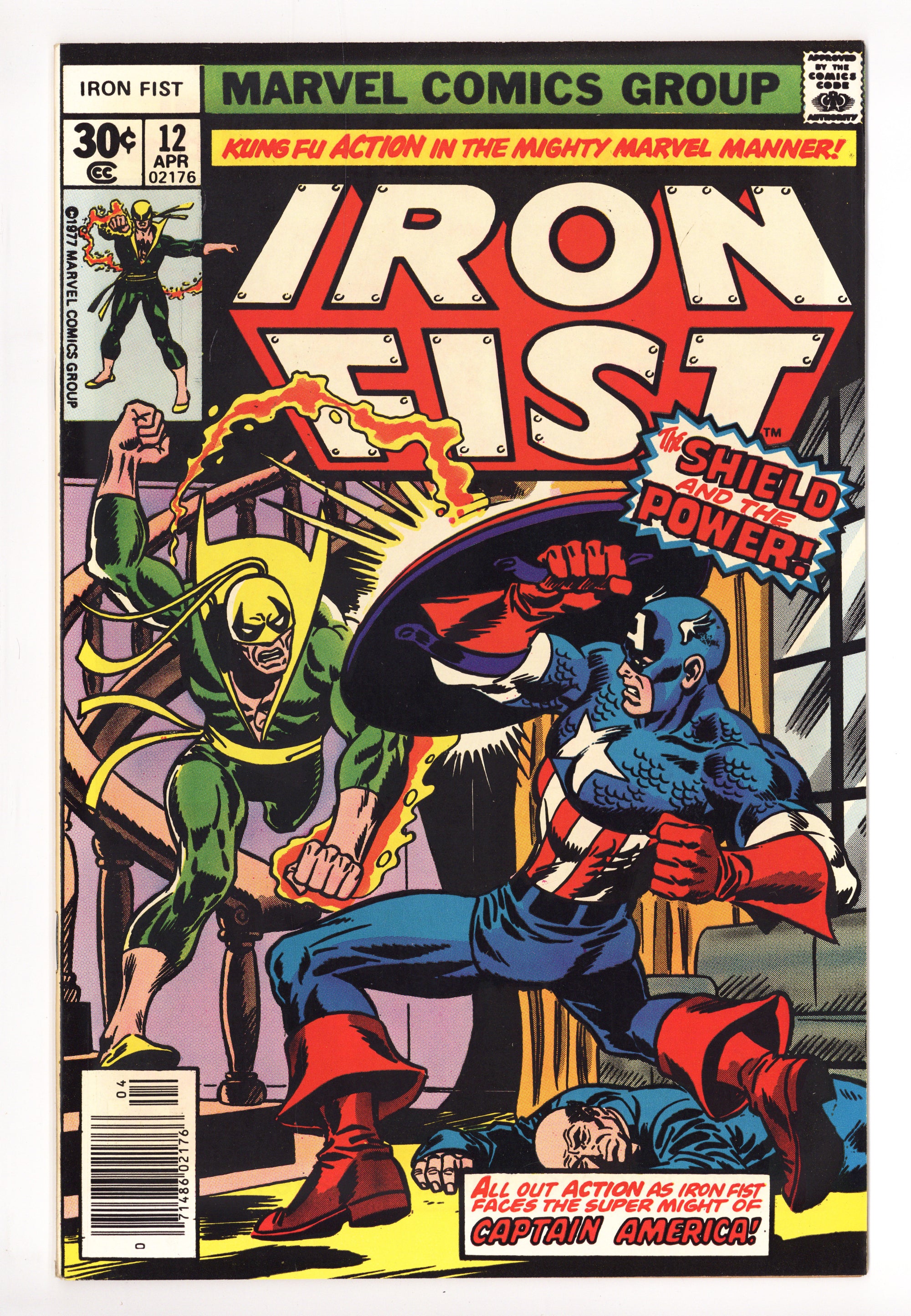 Iron Fist Vol 1 12 VF+ (8.5) (1977) 