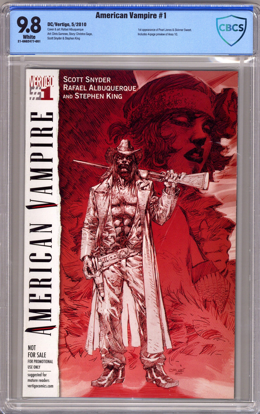 American Vampire 105 CBCS 9.8 (NM/M) (1998) Lee Diamond Retailer Exclusive Variant 