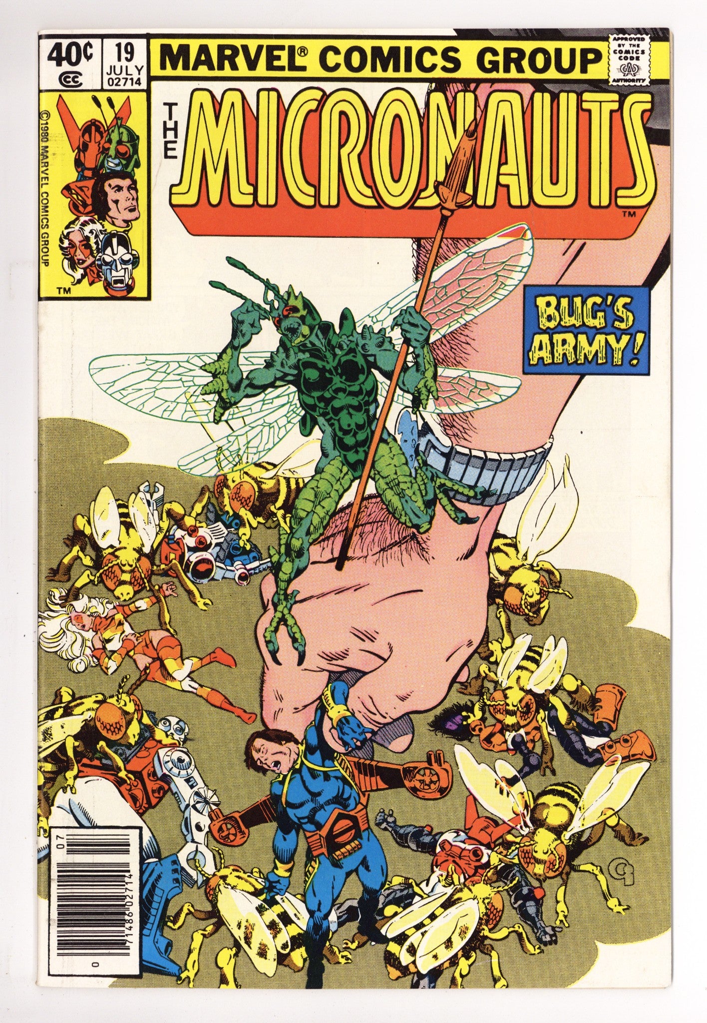 Micronauts Vol 1 19 High Grade (1980) Newsstand 