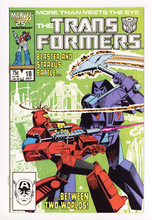 The Transformers 18 Mid Grade (1986)