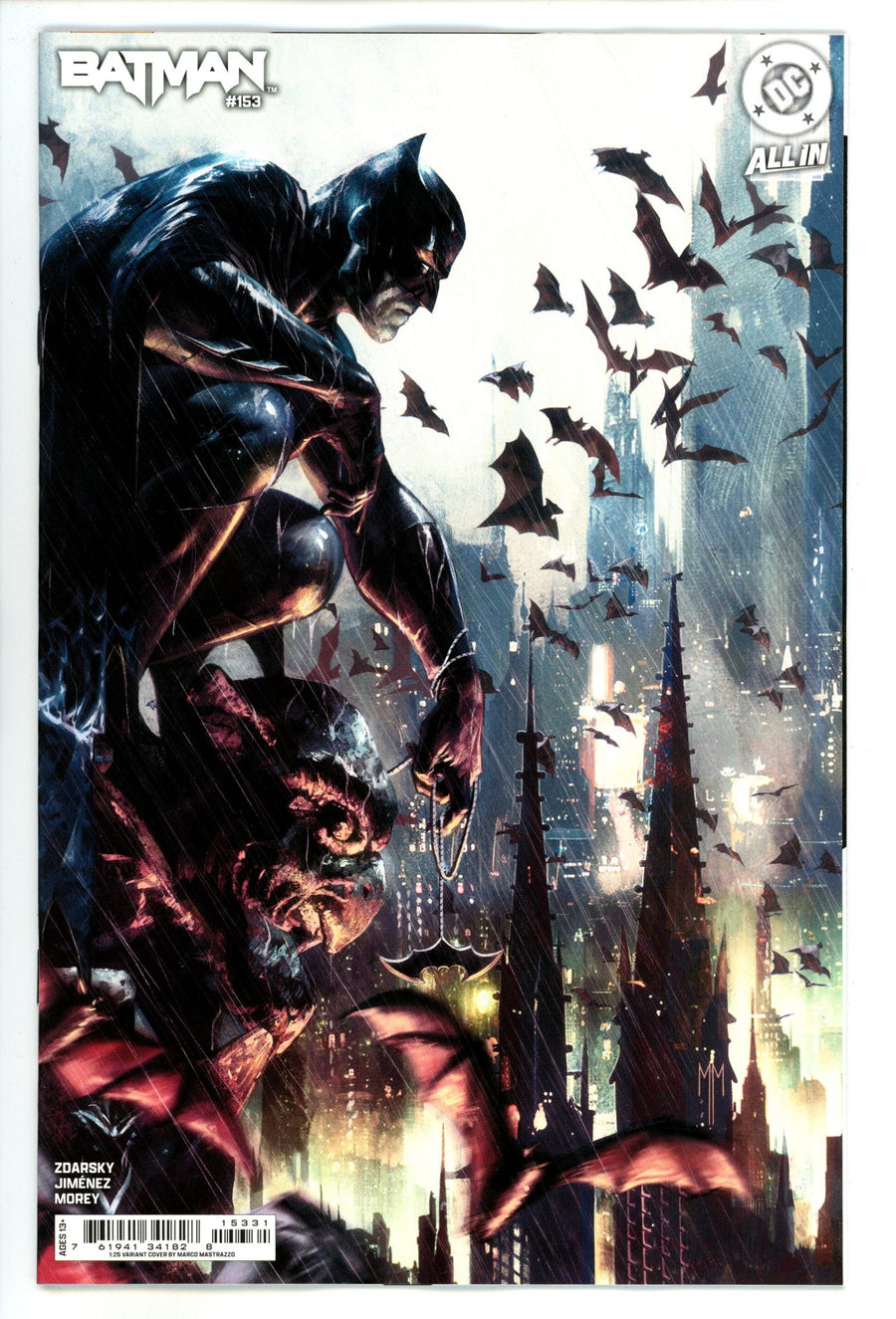 Batman Vol 3 153 Mastrazzo Incentive Variant NM (2024)