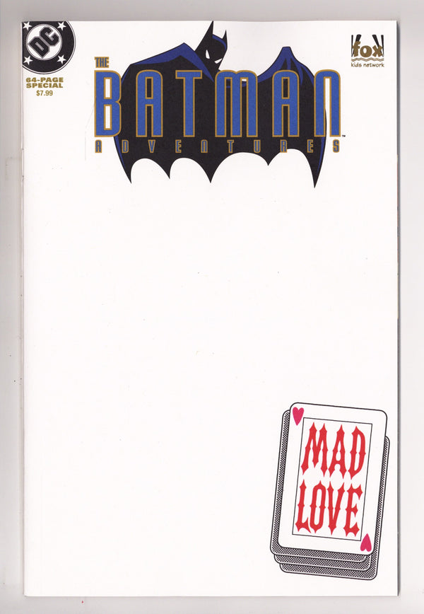 Batman Adventures Mad Love Special 1 Blank Facsimile Variant (2026)